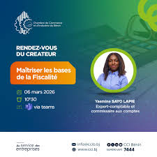 Webinaire - Rendez-vous du créateur : « Maîtriser les bases de la fiscalité ».